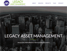 Tablet Screenshot of legacy-amc.com